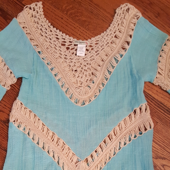 Vivid Importers NY Boho Crochet Top - Picture 2 of 4